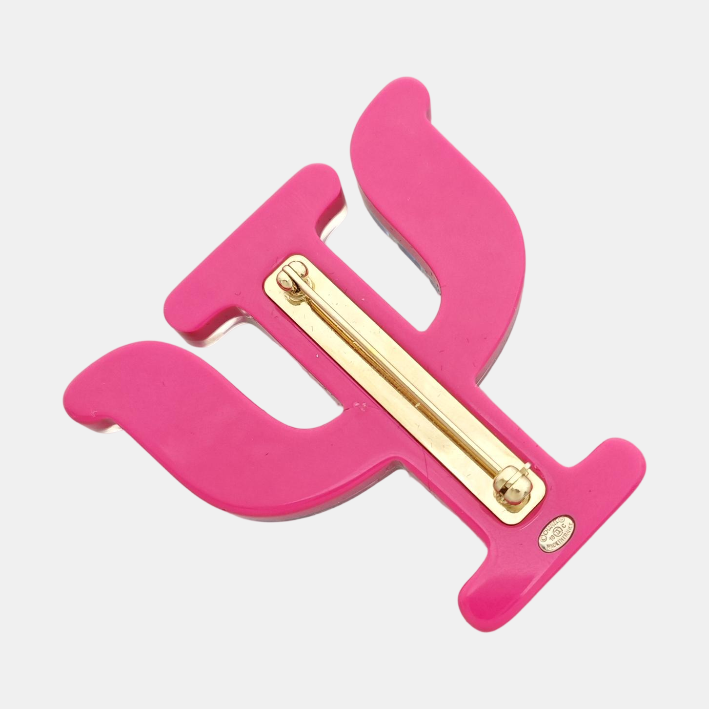 Synthetic Material Red Brooch