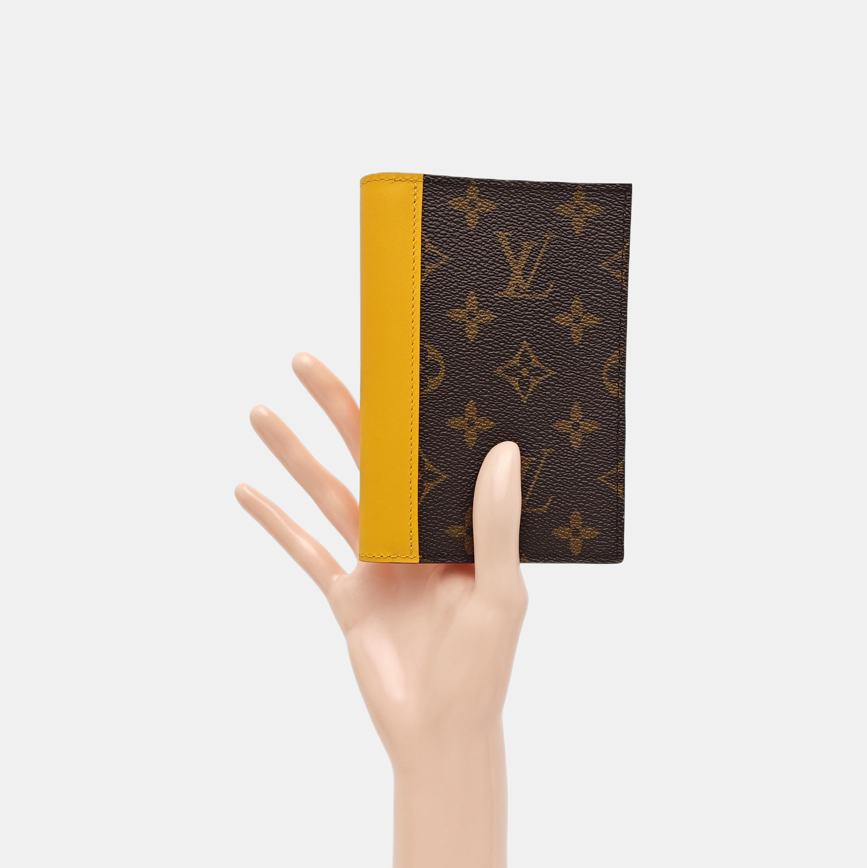 BRAZZA Monogram Coated Canvas Brown Card Holder