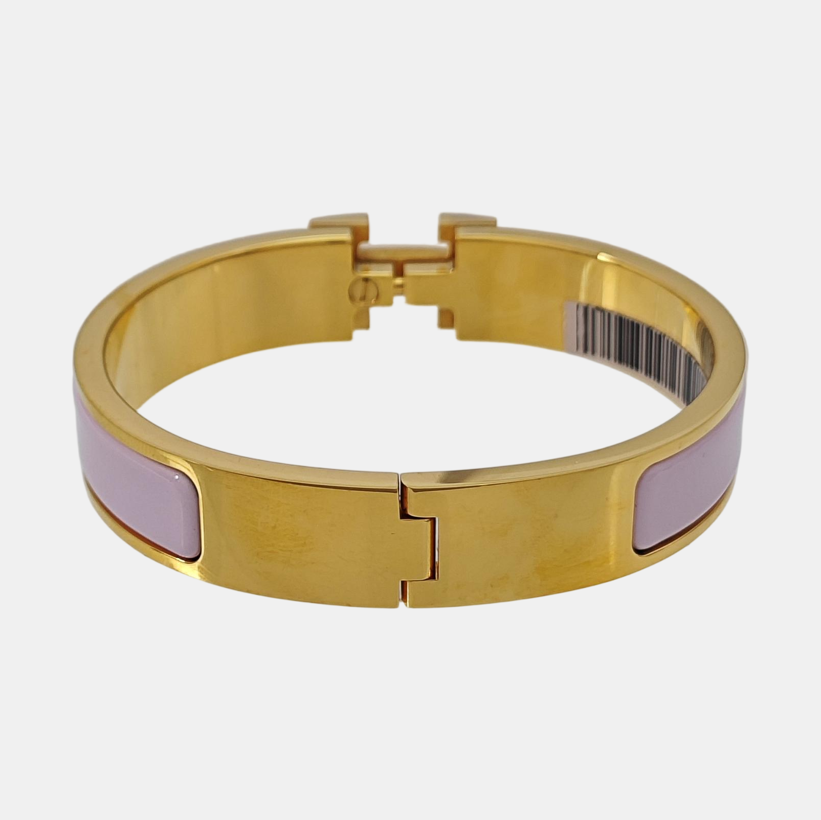 Clic H Metal Red Bangle