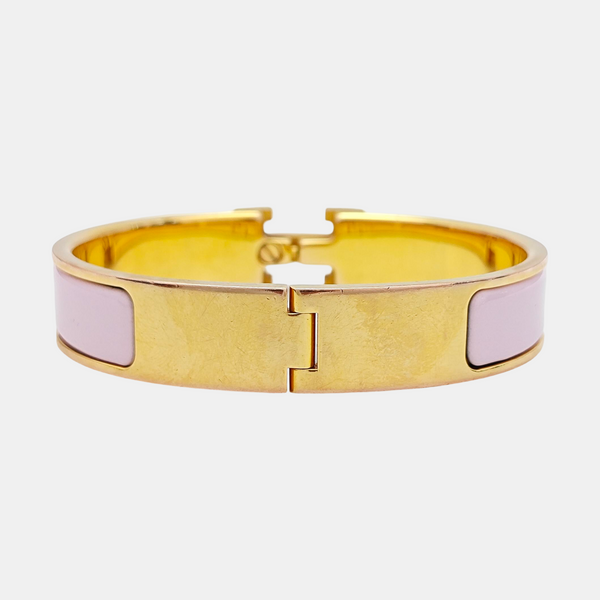 Clic H Metal Gold Bangle