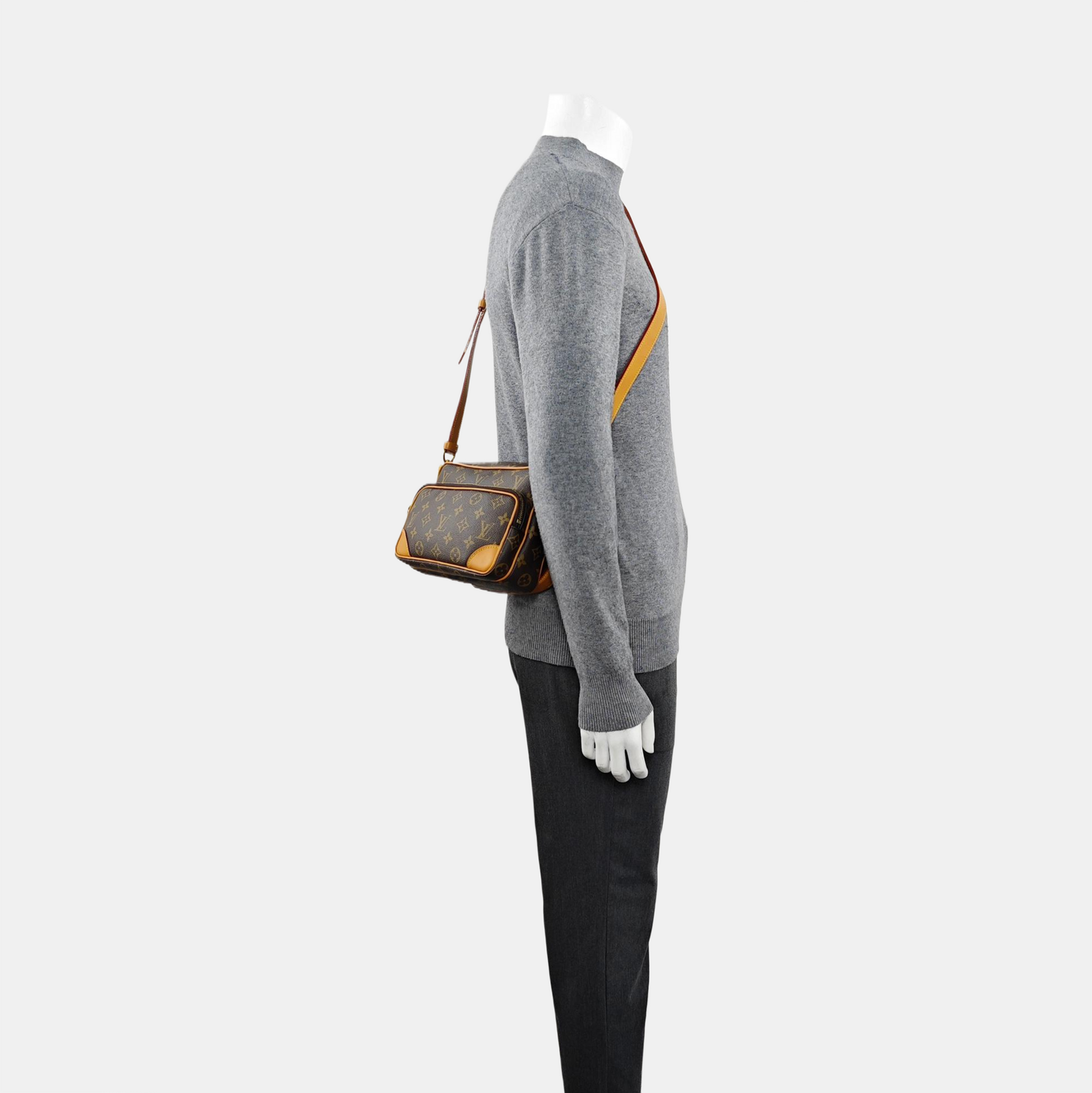 NIL Monogram Coated Canvas Brown