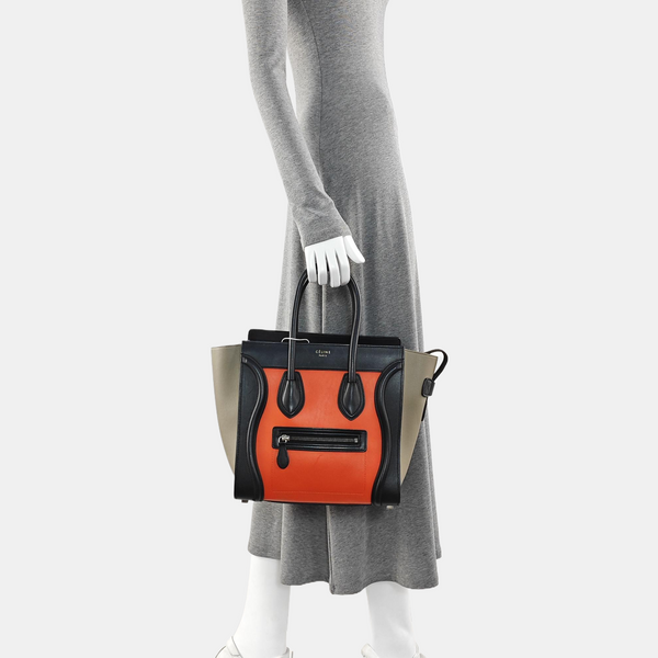 LUGGAGE Micro Calfskin Multicolor