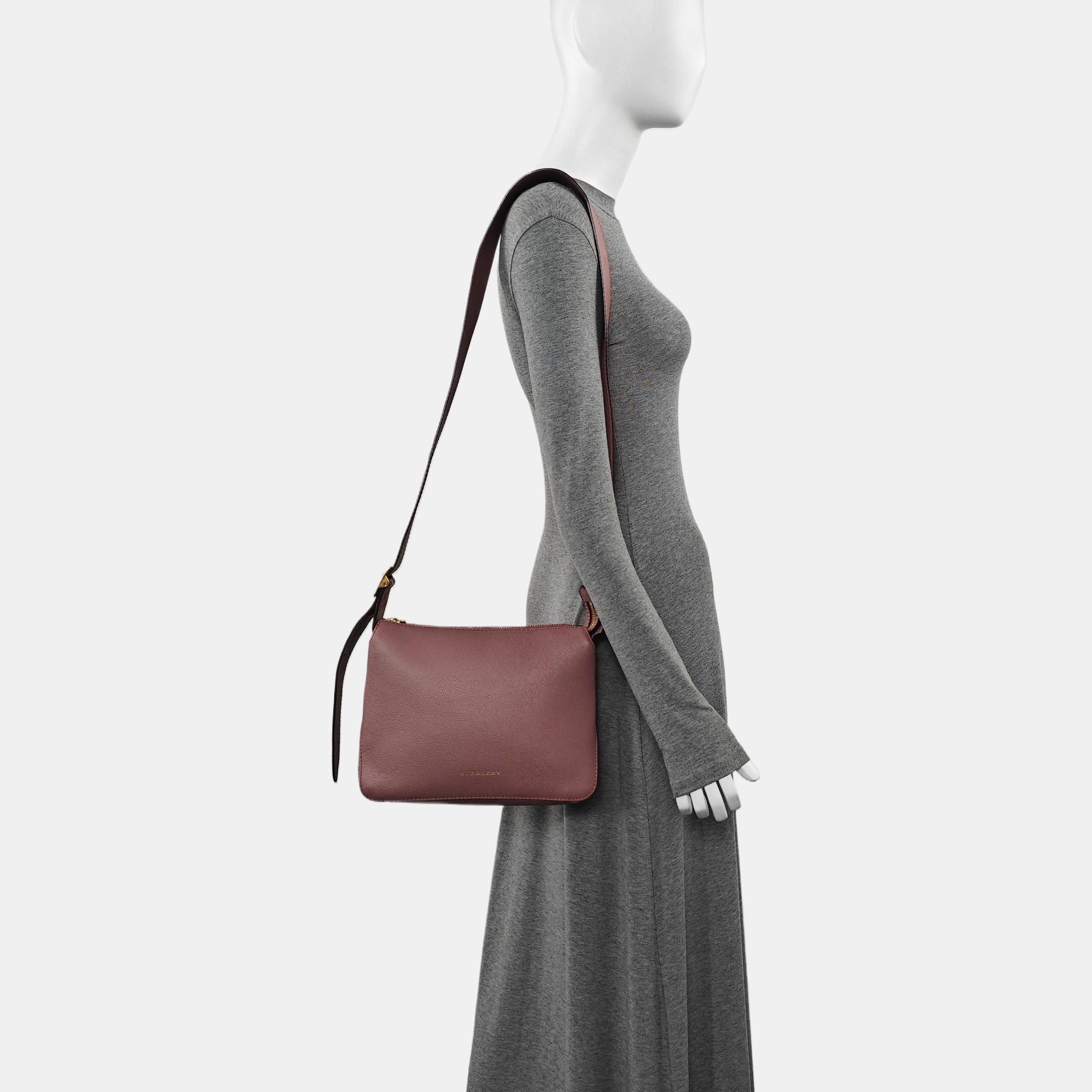 Calfskin Shoulder Bag Pink