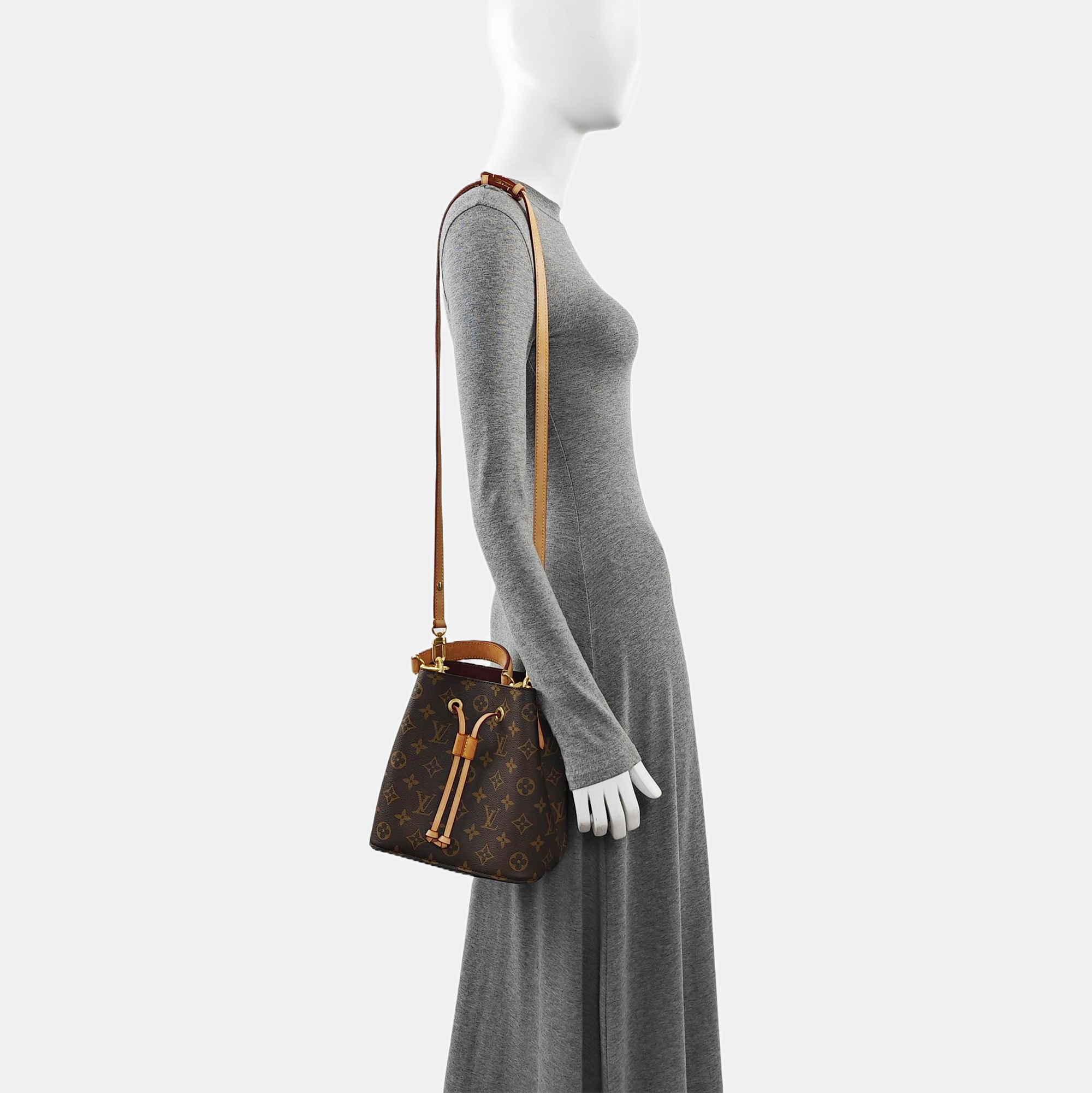 NÉONOÉ BB Monogram Coated Canvas Brown