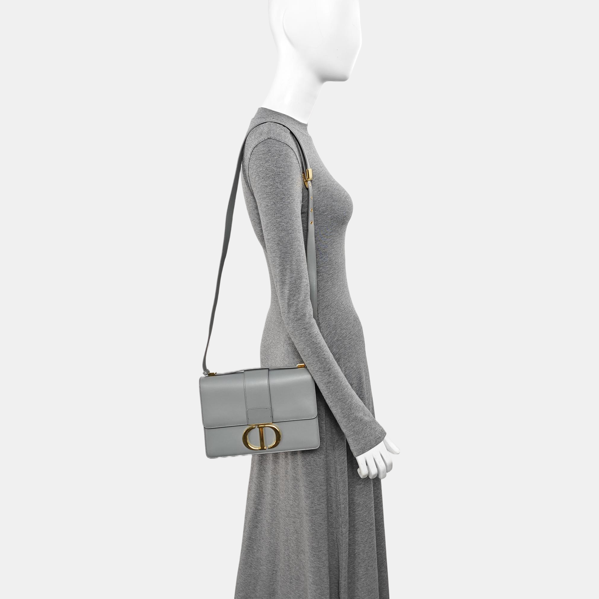 30 Montaigne Calfskin Gray