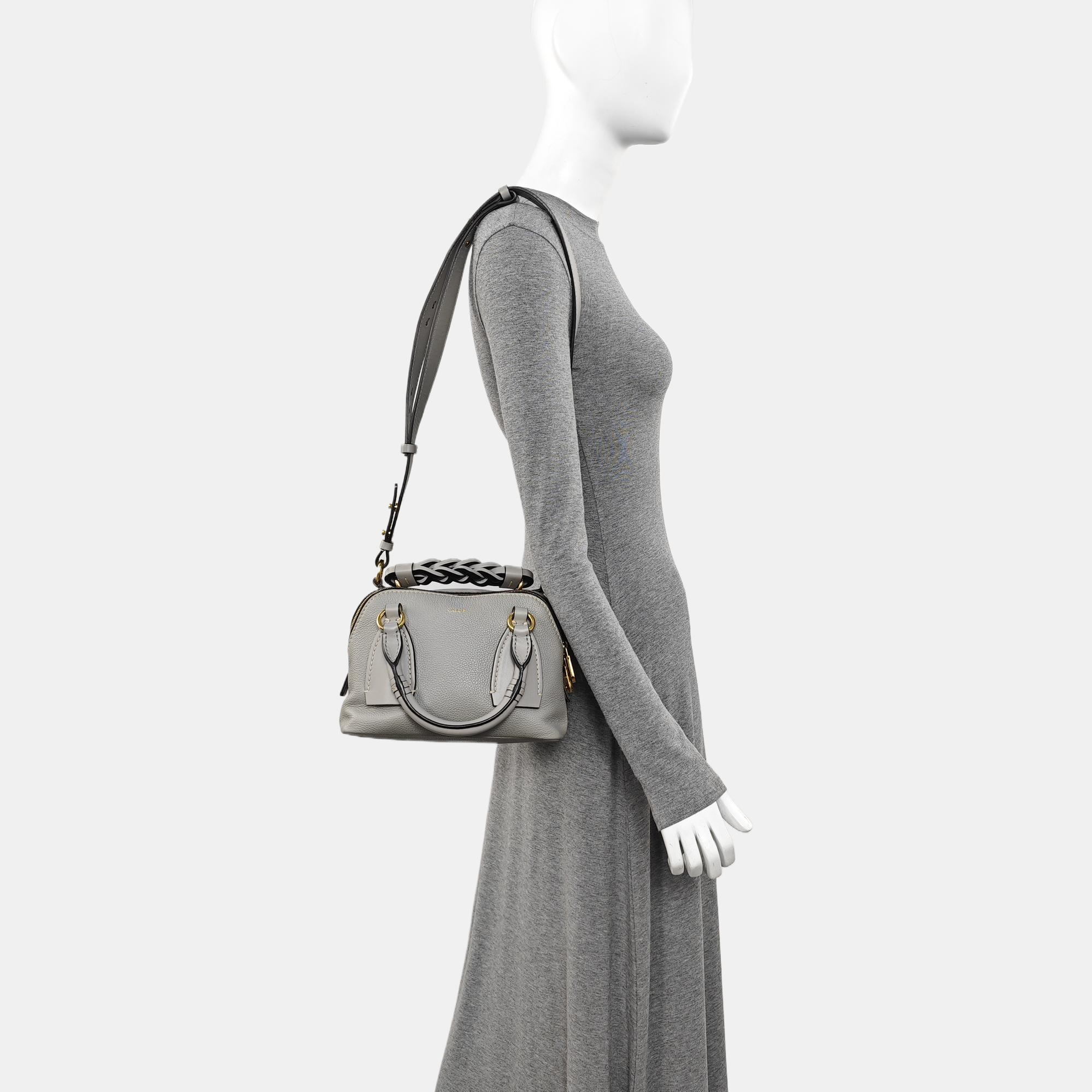 Daria Small Calfskin Gray