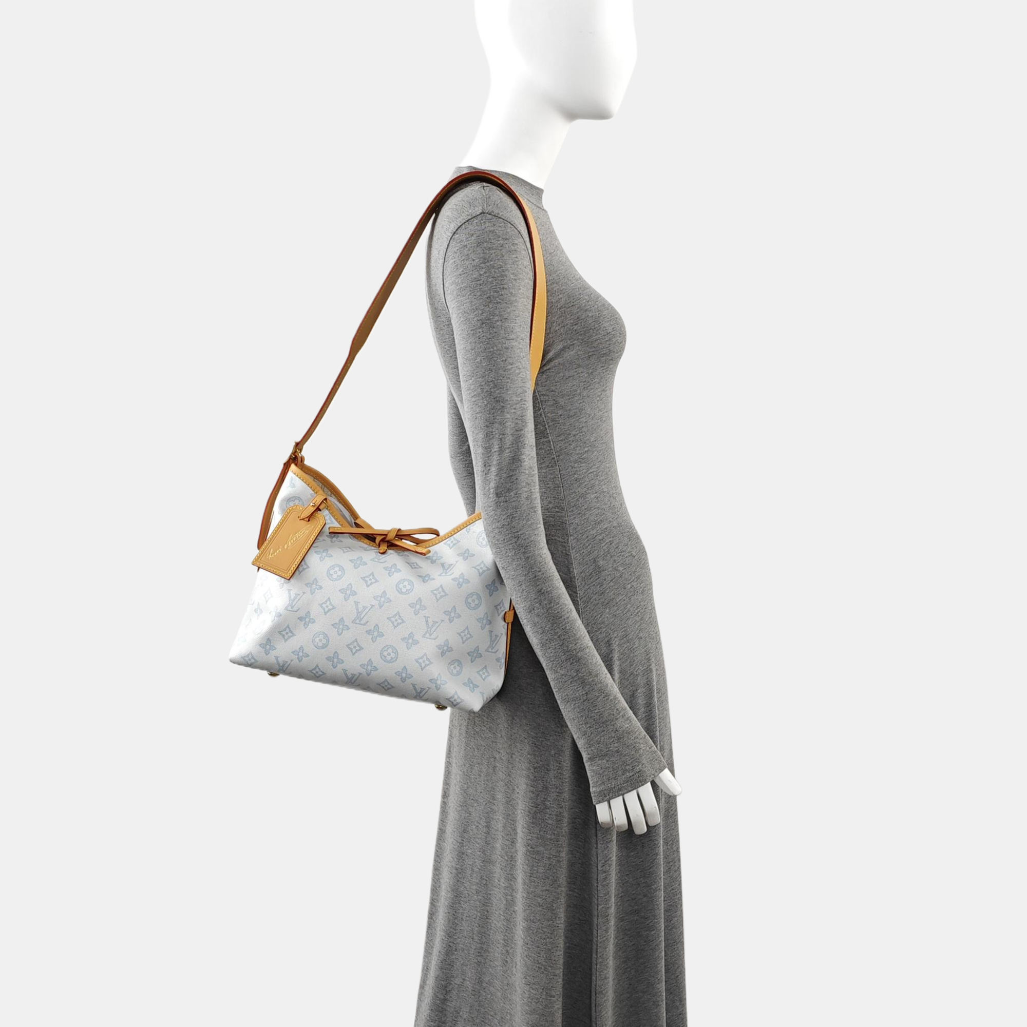 CARRYALL PM Monogram Coated Canvas Blue
