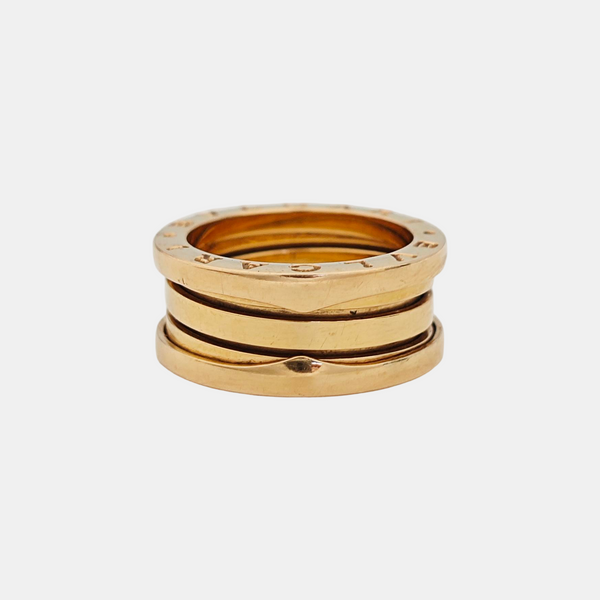 B.ZERO1 18k Rose Gold Ring EU 51