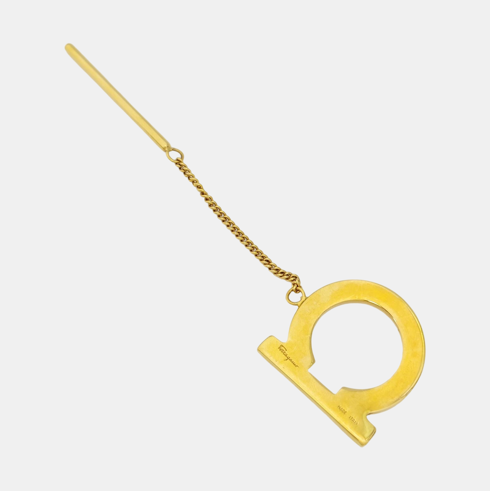 Metal Bag Charm Gold