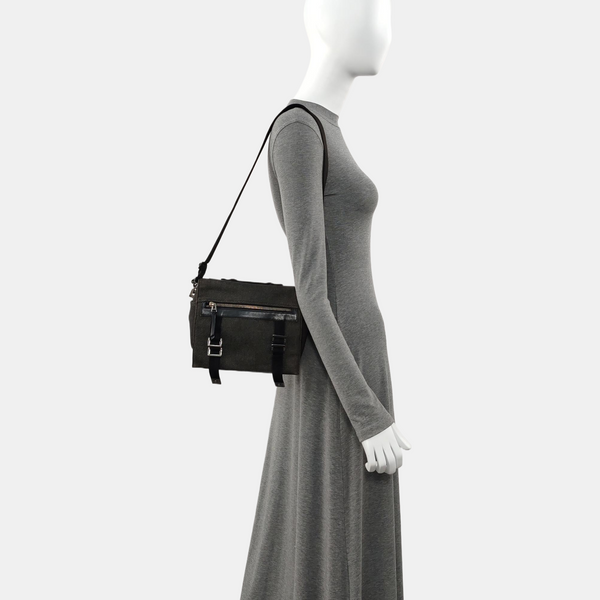 Canvas Shoulder Bag Black