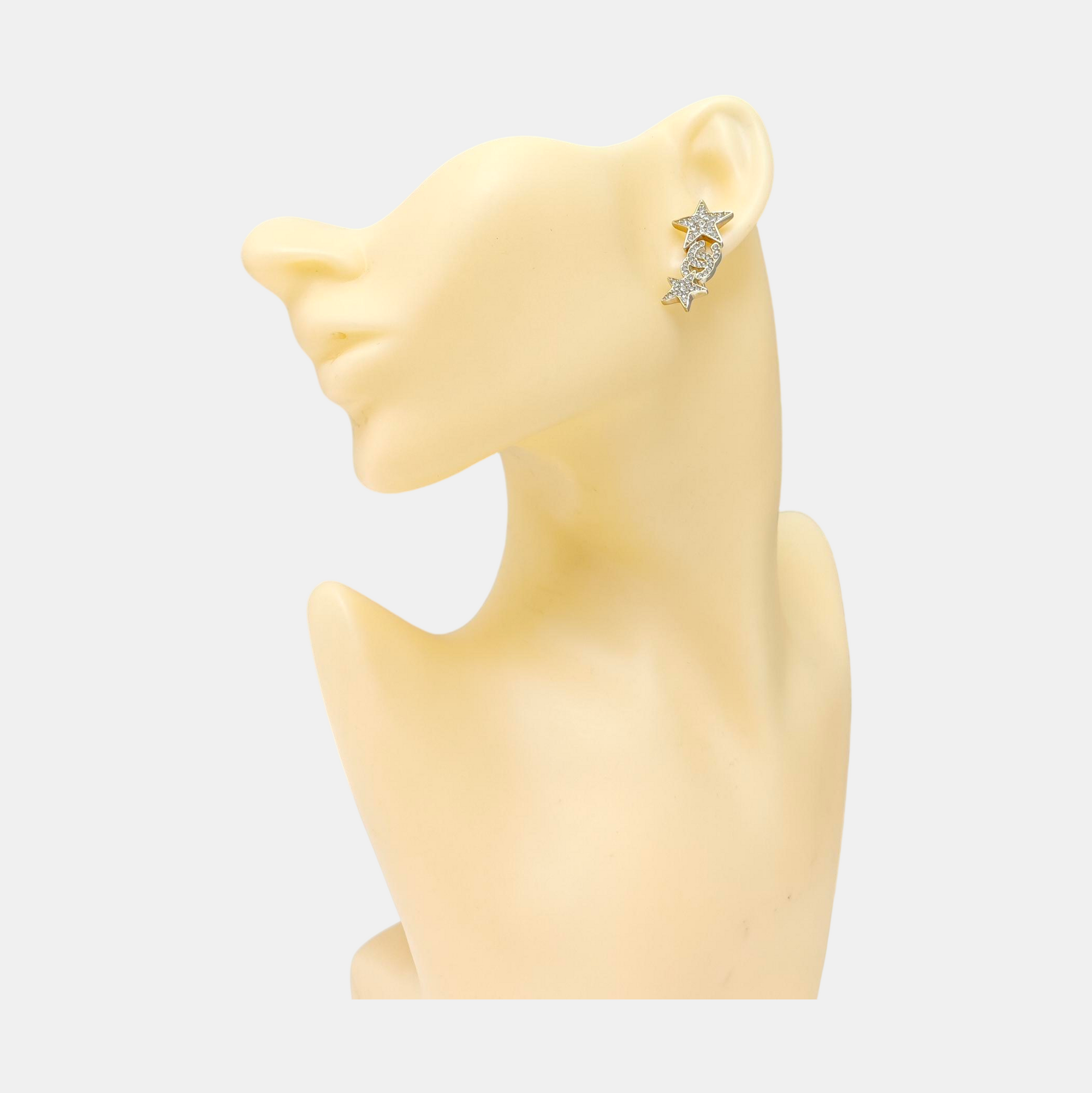 Metal Gold Stud Earrings