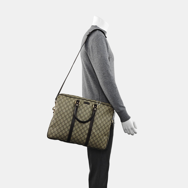 Duffle Monogram Coated Canvas Beige