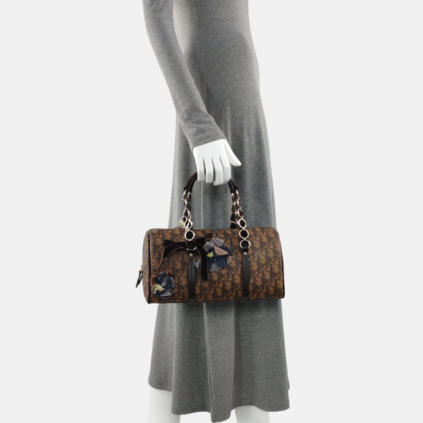 Oblique Coated Canvas Brown