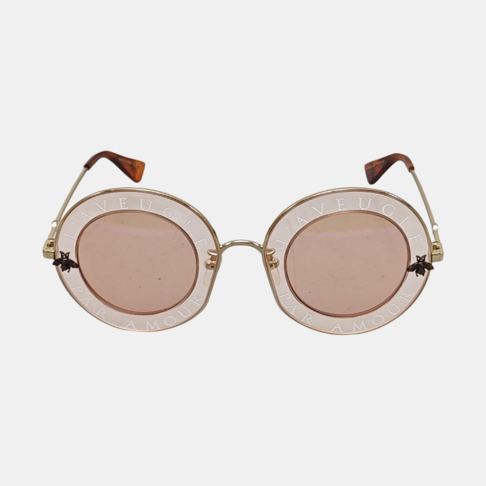 Metal Sunglasses Orange