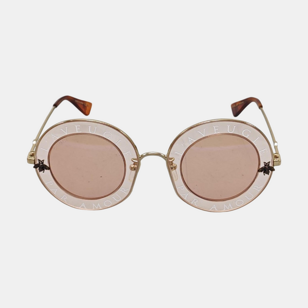 Metal Sunglasses Orange