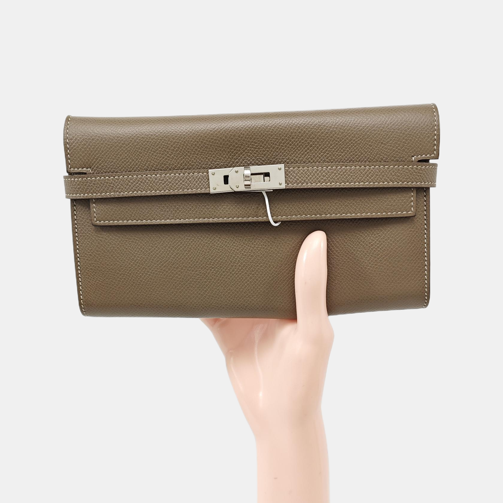 Kelly 20 Epsom Gray Wallet