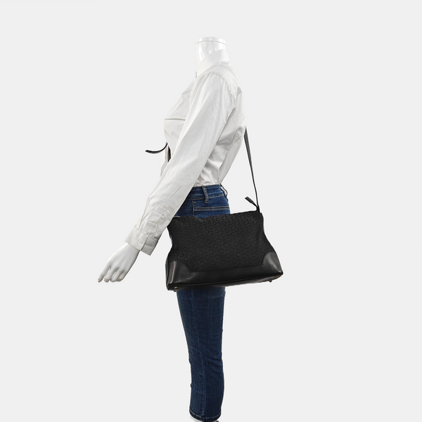 Canvas Shoulder Bag Black