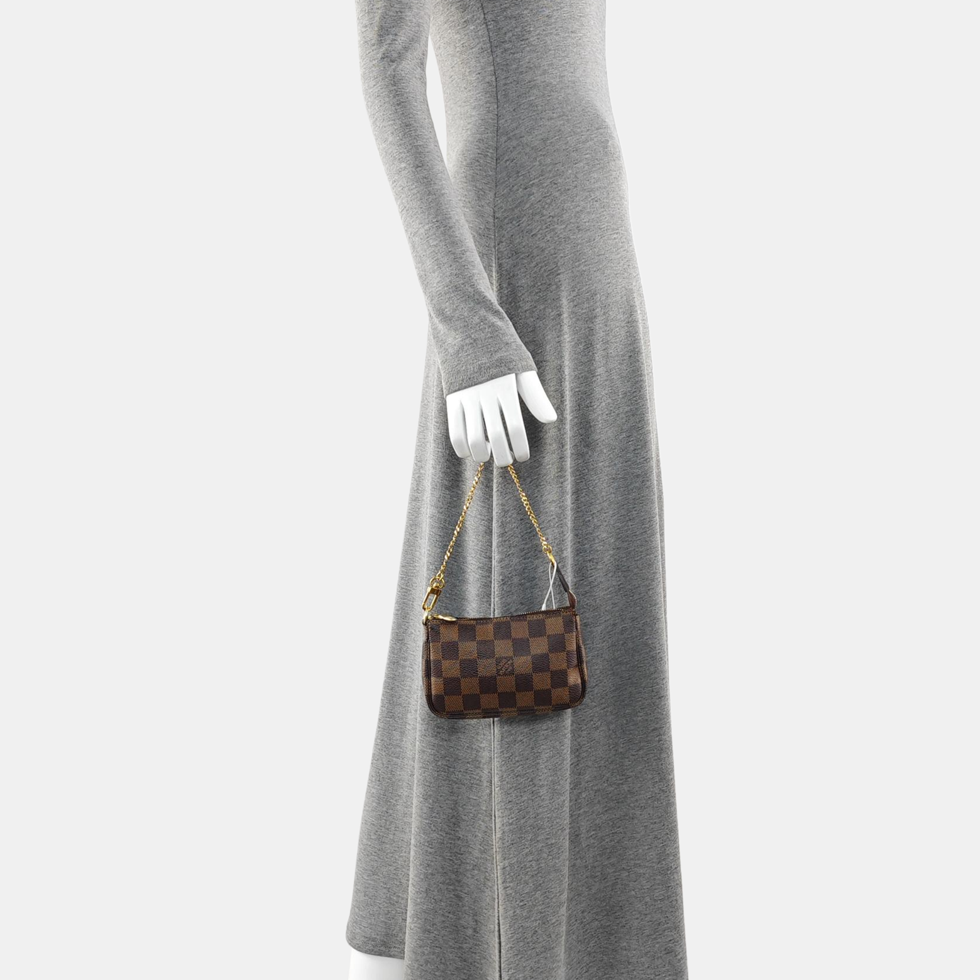 ACCESSOIRES Damier Ebene Coated Canvas Brown