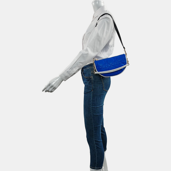 Vibe Small Cannage Lambskin Blue