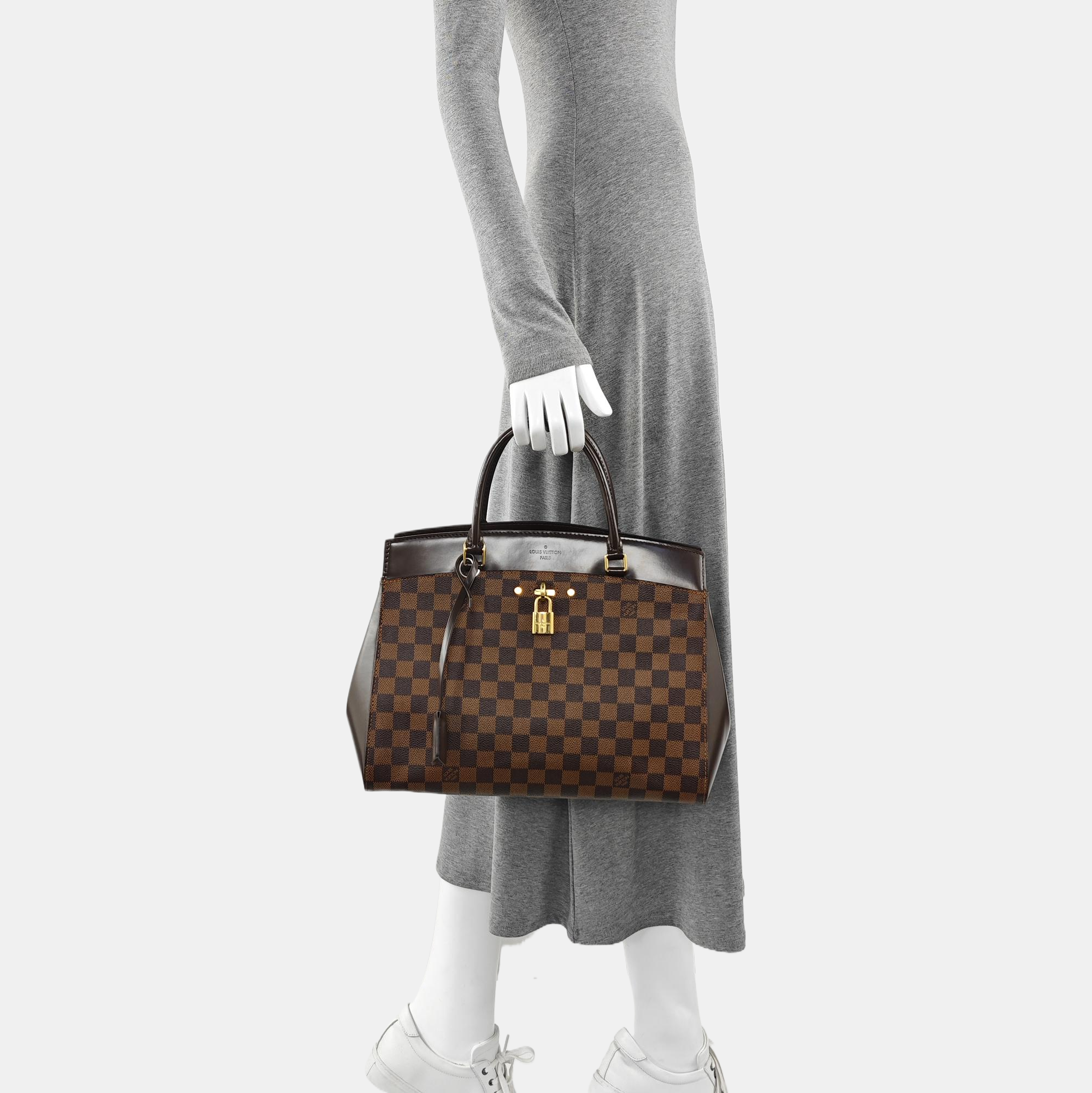 RIVOLI Damier Ebene Coated Canvas Brown