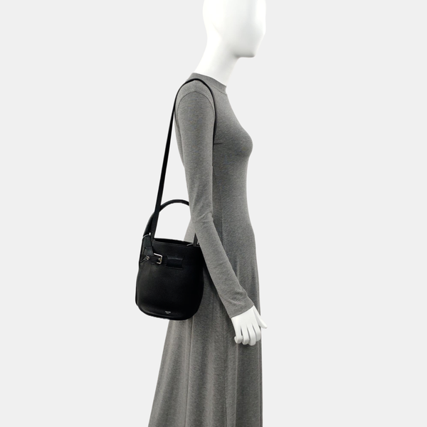 Authenticated pre-owned  BIG BAG Nano Calfskin Black - Bucket Bag at Looply