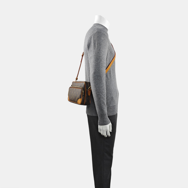 NIL Monogram Coated Canvas Brown