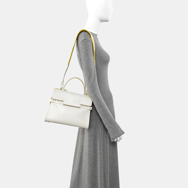 Tempête Medium Calfskin White