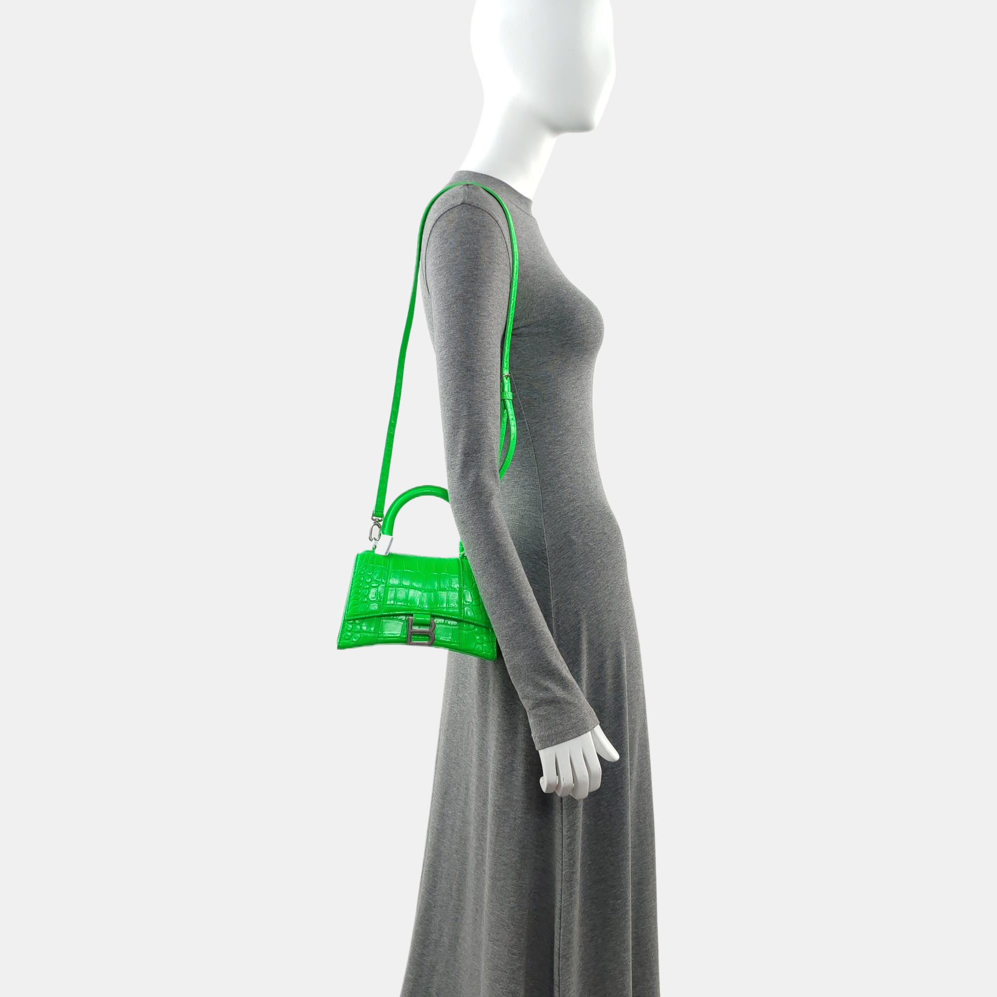 Hourglass XS Calfskin Green