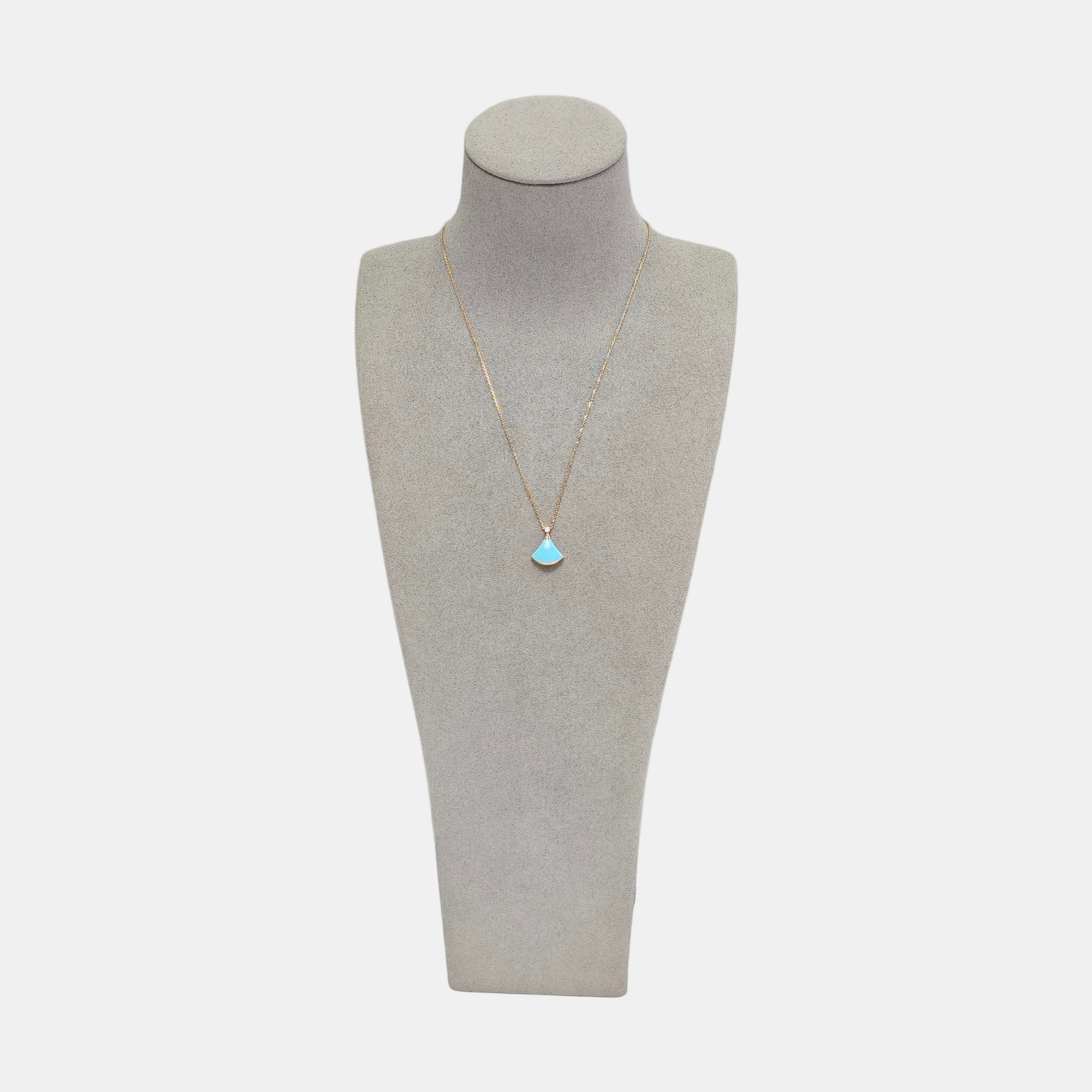 DIVAS' DREAM 18k Rose Gold Blue Necklace