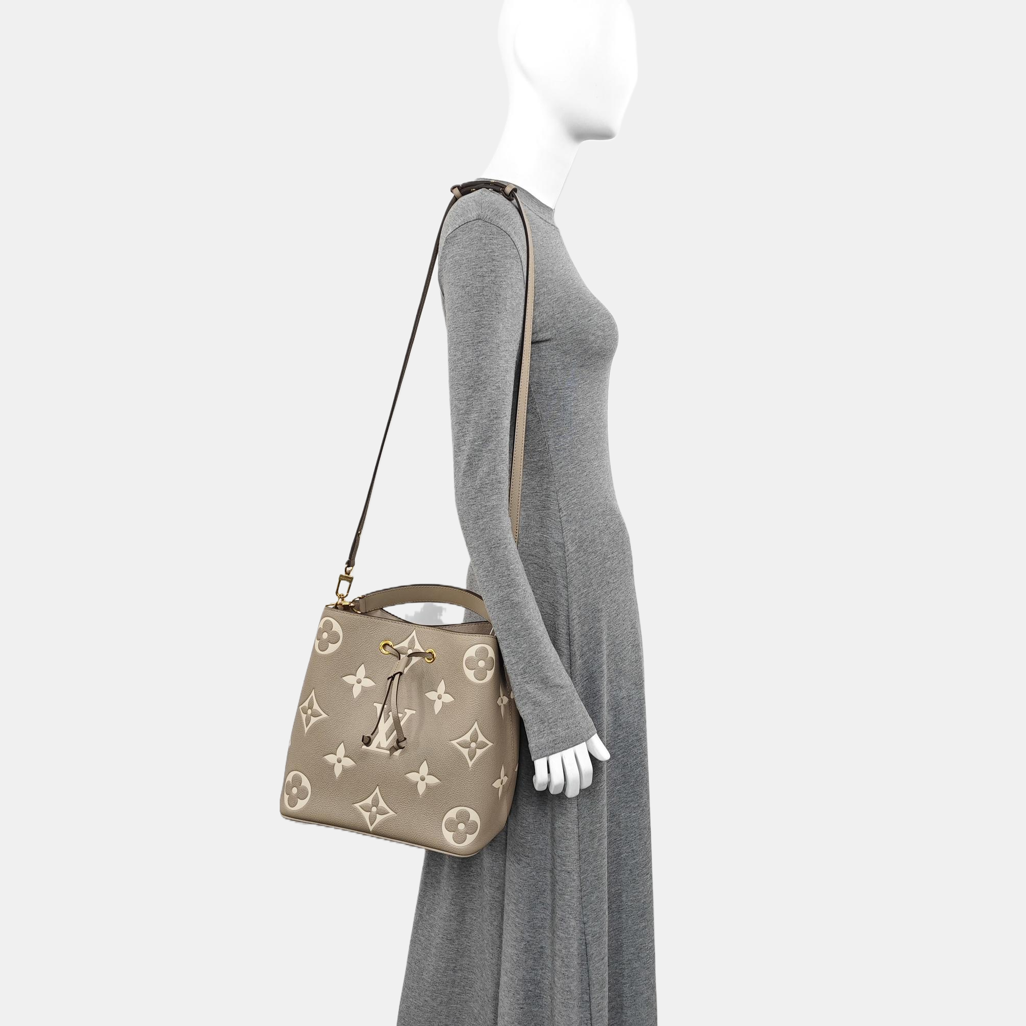 NÉONOÉ MM Calfskin Gray