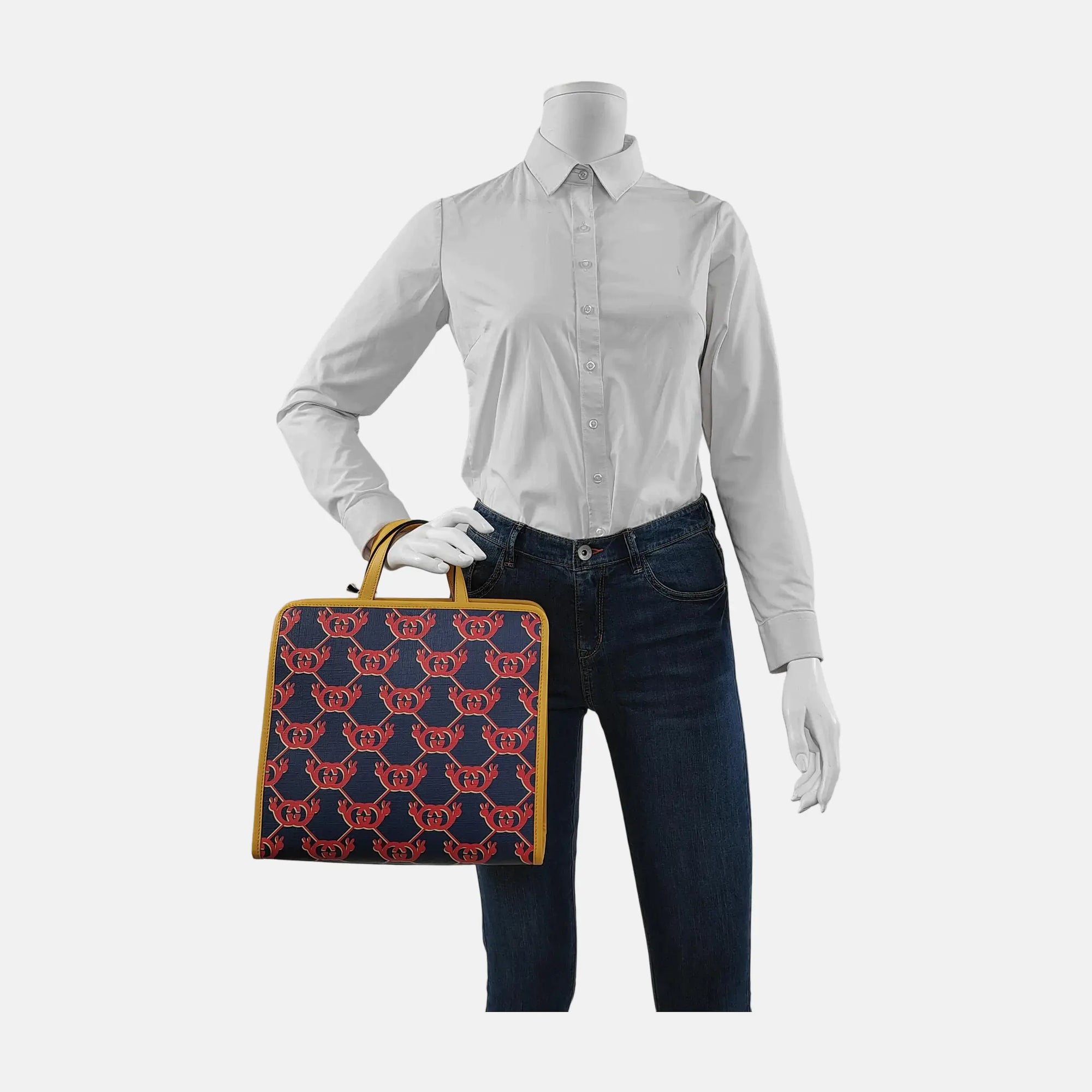 Monogram Coated Canvas Blue