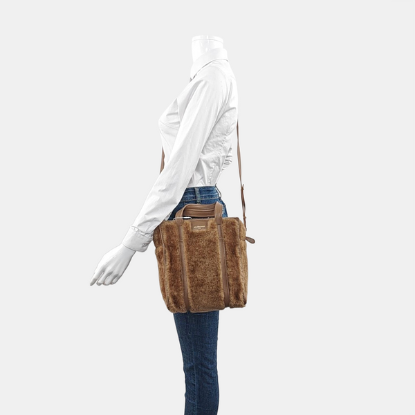 Authenticated pre-owned  Bazar Fur Brown - Tote Bag at Looply