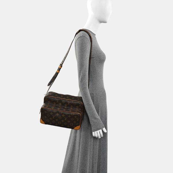 NIL Monogram Coated Canvas Brown