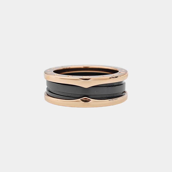 B.ZERO1 18k Rose Gold Ring EU 59