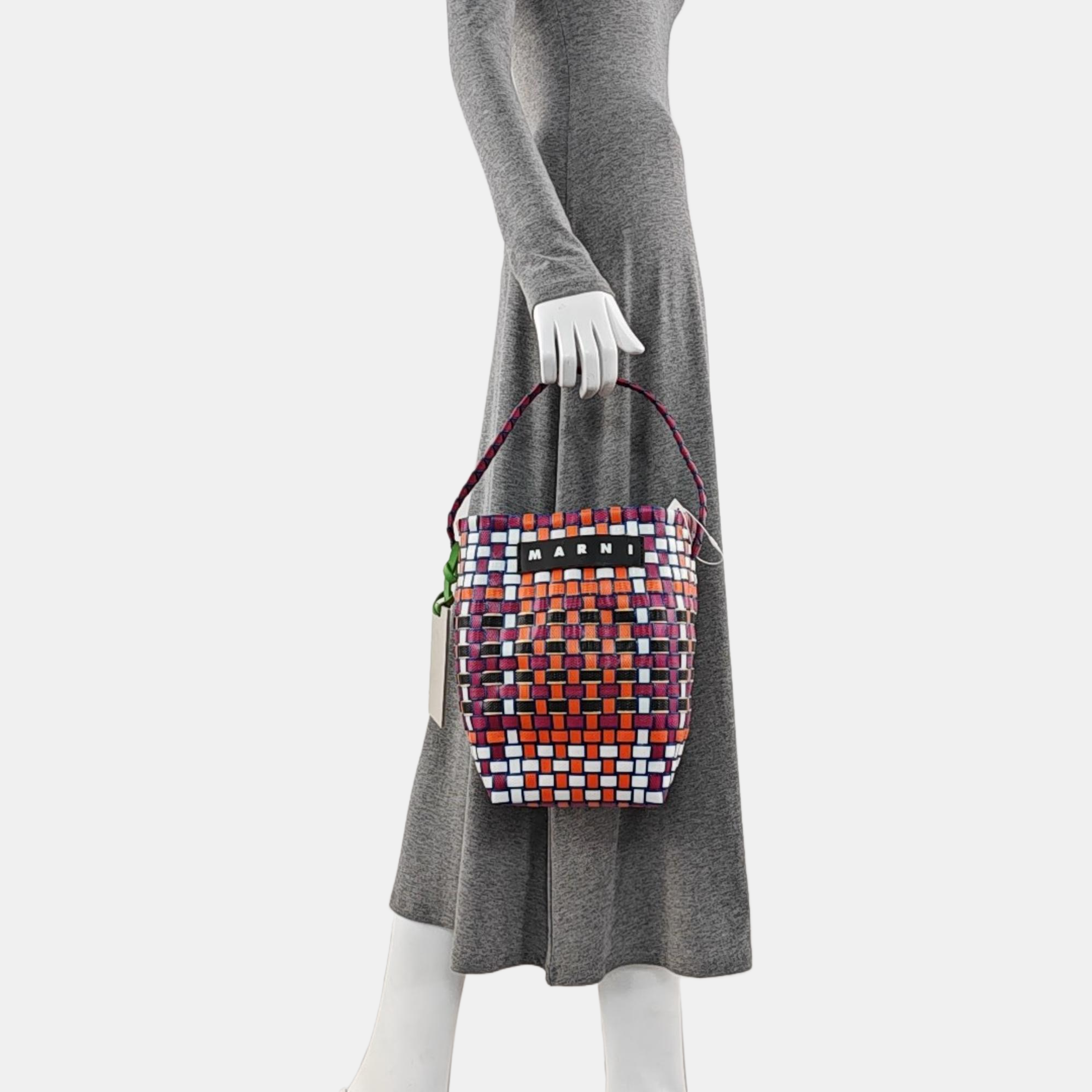 Special Material Bucket Bag Multicolor