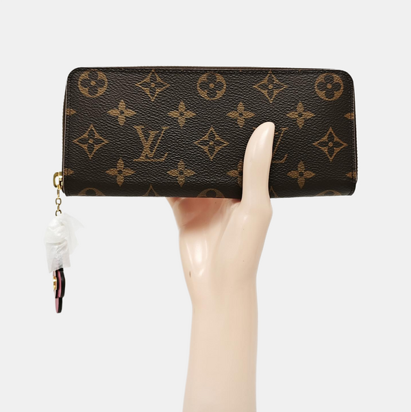 CLÉMENCE Monogram Coated Canvas Brown