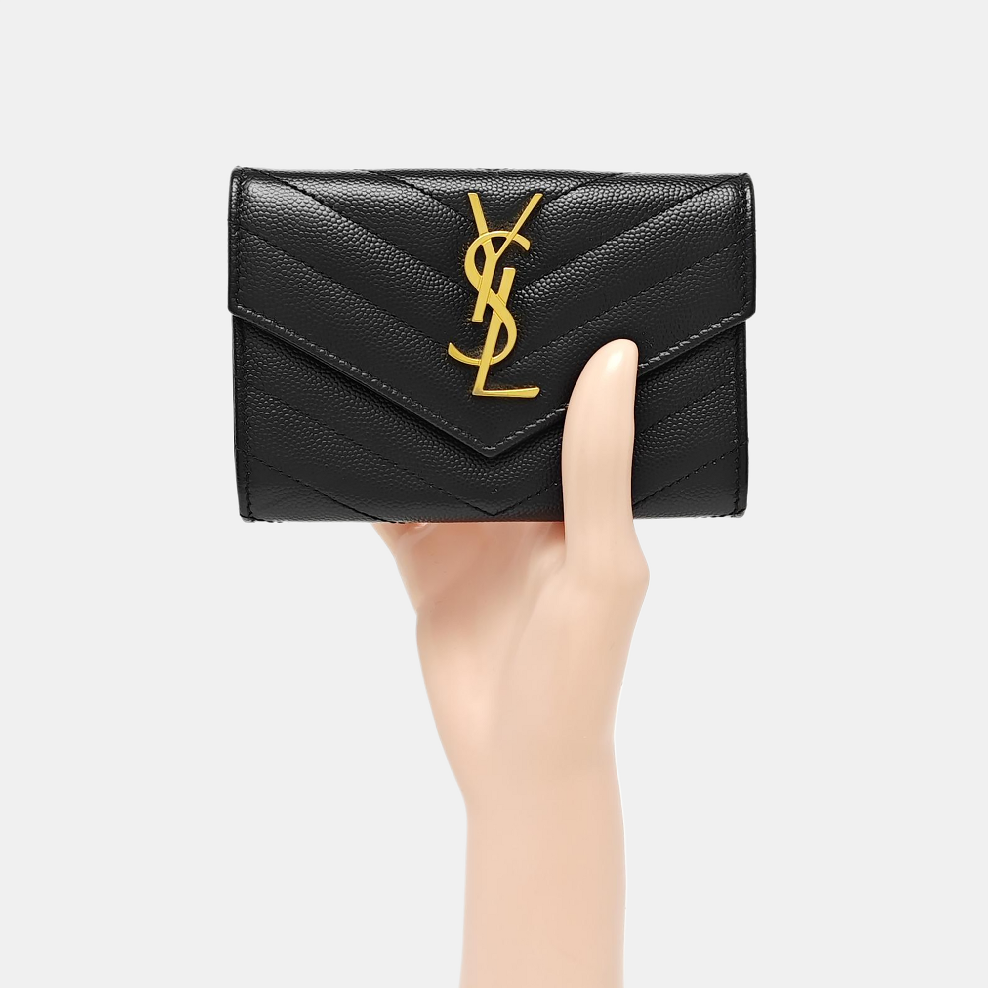 MONOGRAM Quilted Calfskin Black Wallet