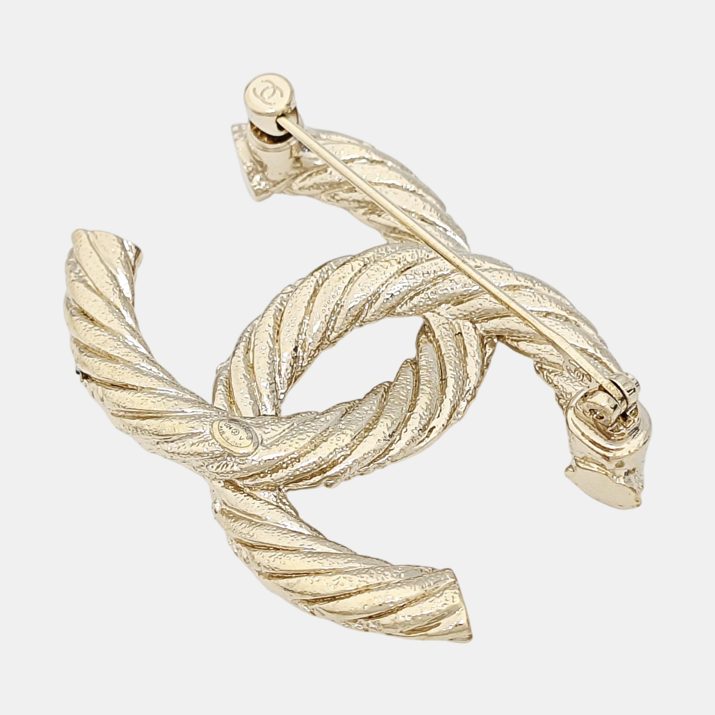 Metal Gold Brooch