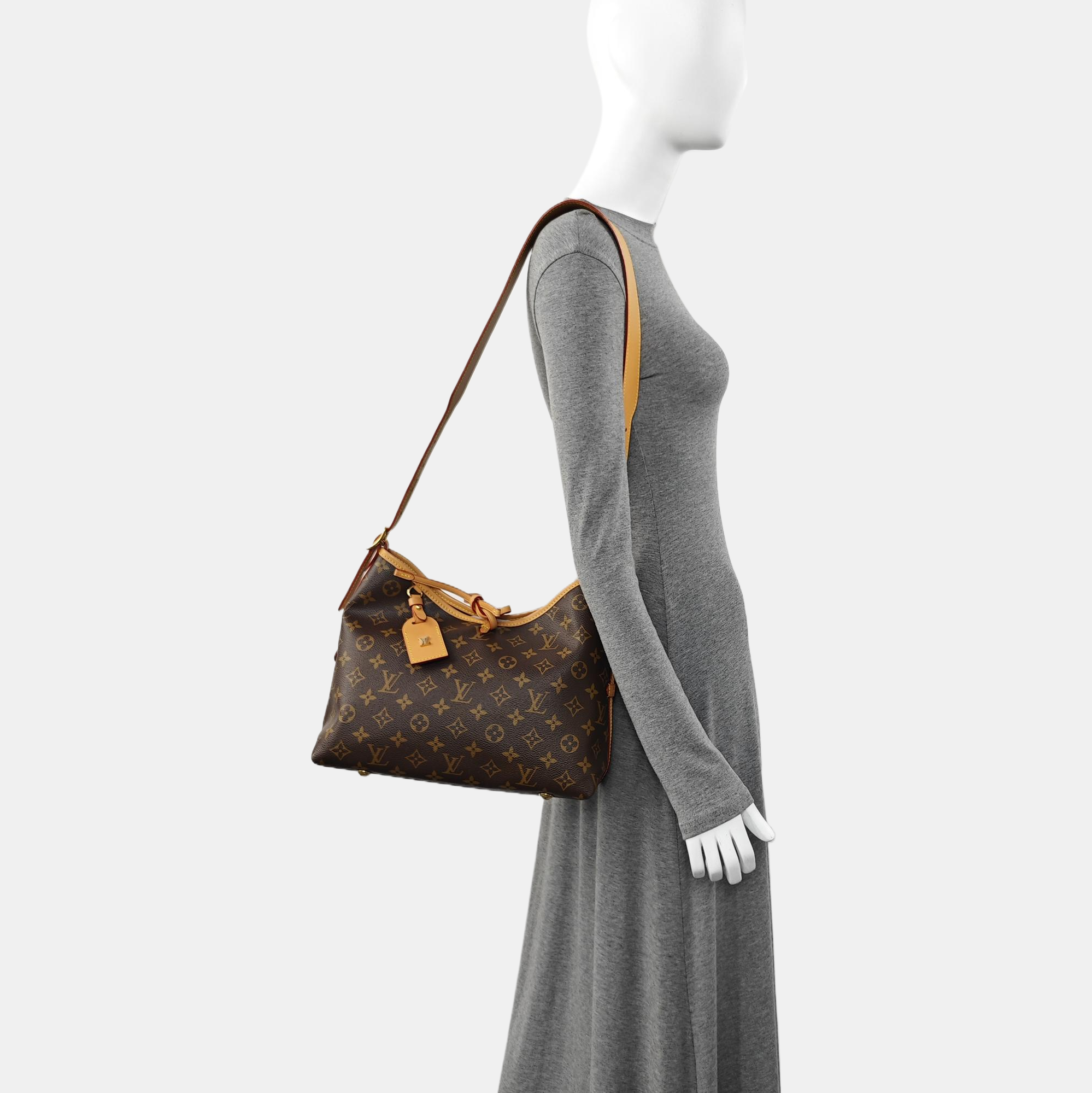 CARRYALL PM Monogram Coated Canvas Brown