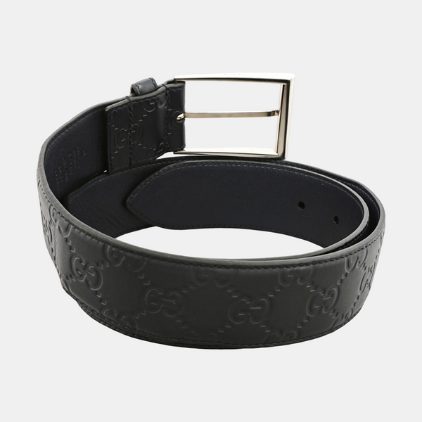 Leather Belt Blue