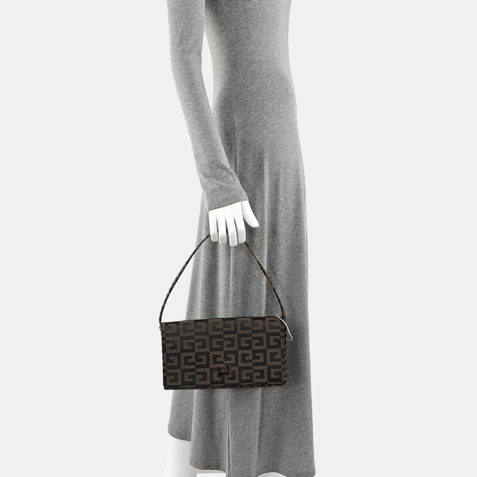 Fabric Shoulder Bag Black