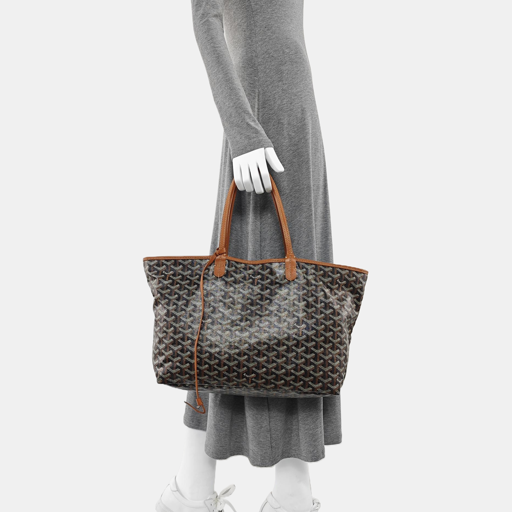 Saint Louis PM Coated Canvas Black