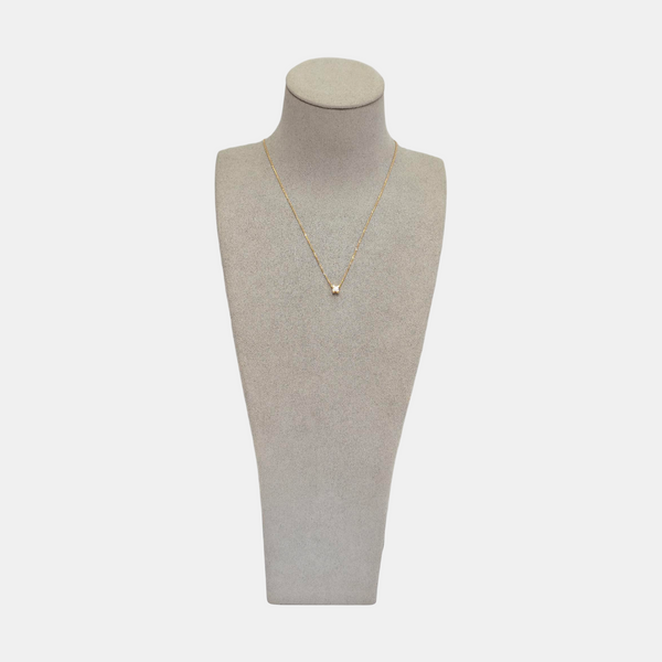 C DE CARTIER 18k Rose Gold Necklace