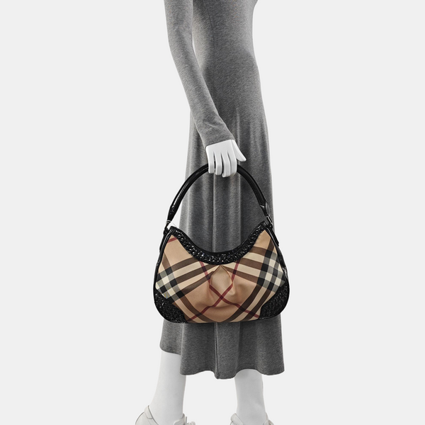 Coated Canvas Top Handle Bag Multicolor
