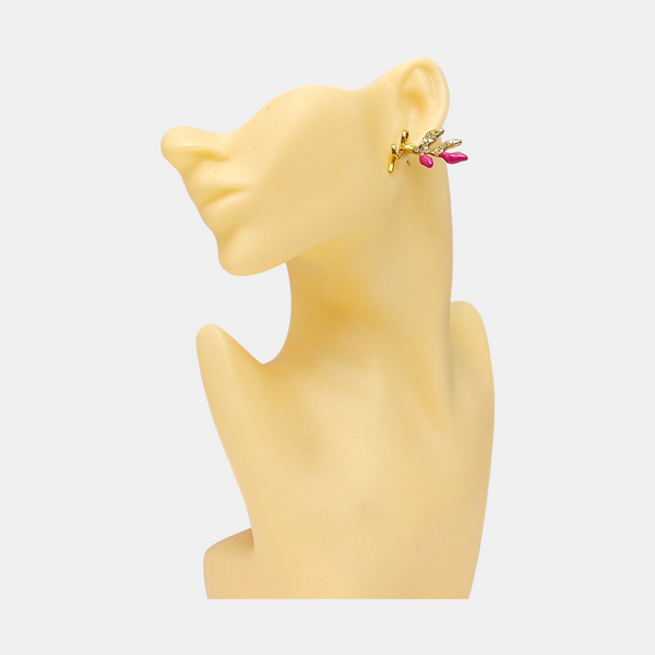 Metal Gold Stud Earrings