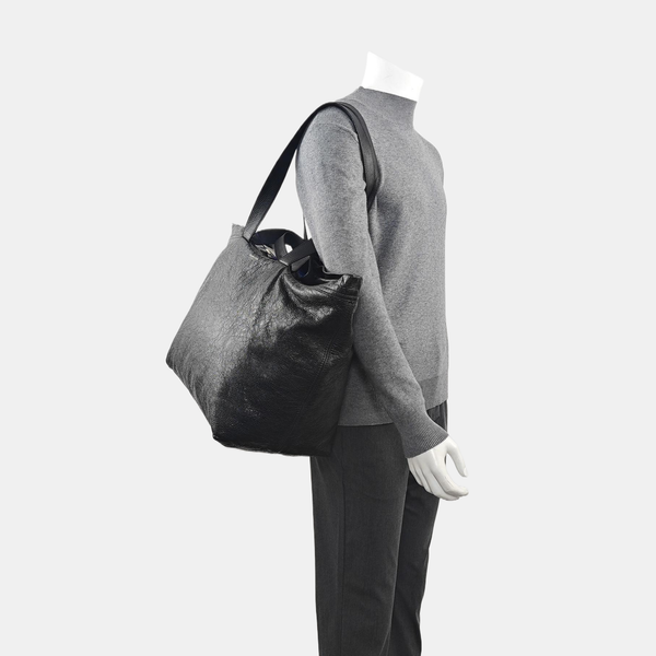 Lambskin Tote Bag Black