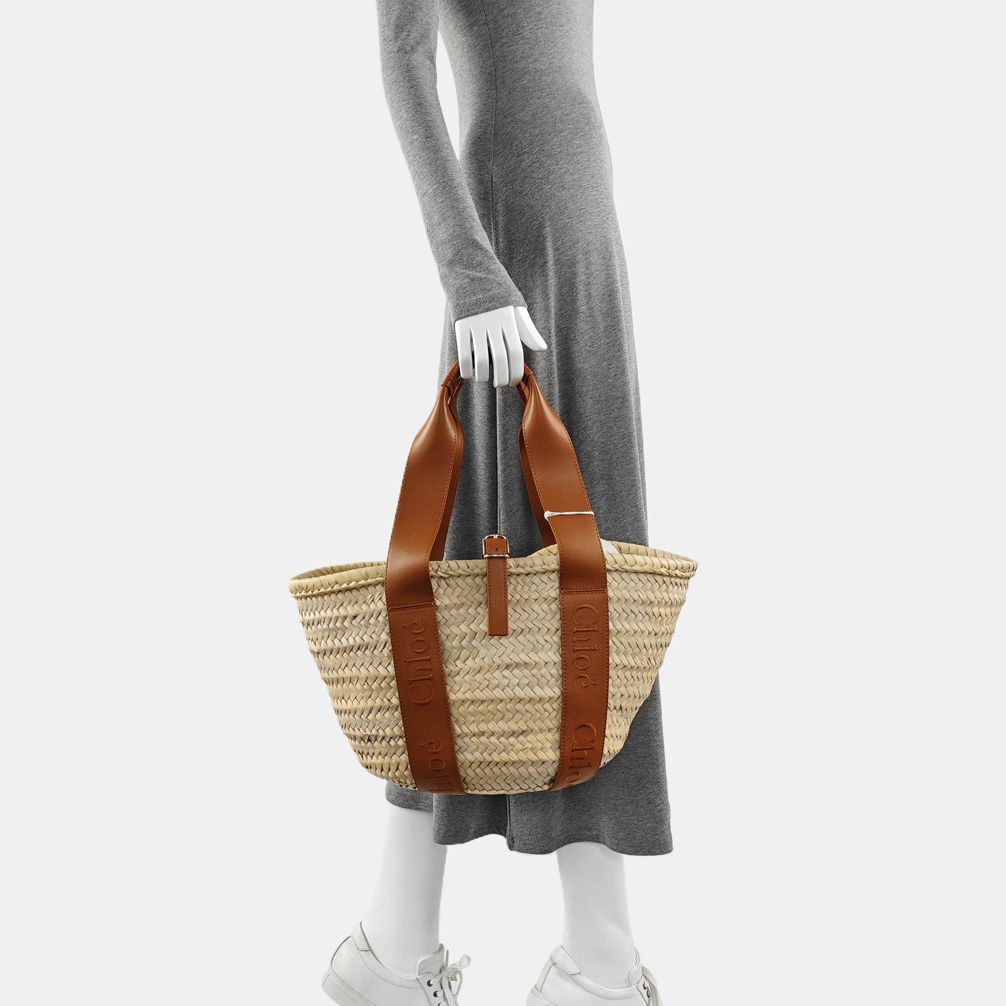 Basket Straw Beige