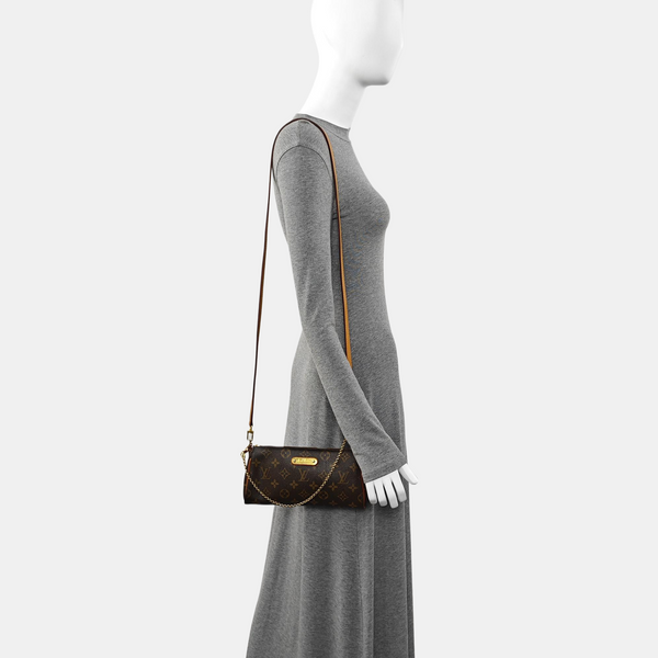 EVA Monogram Coated Canvas Brown
