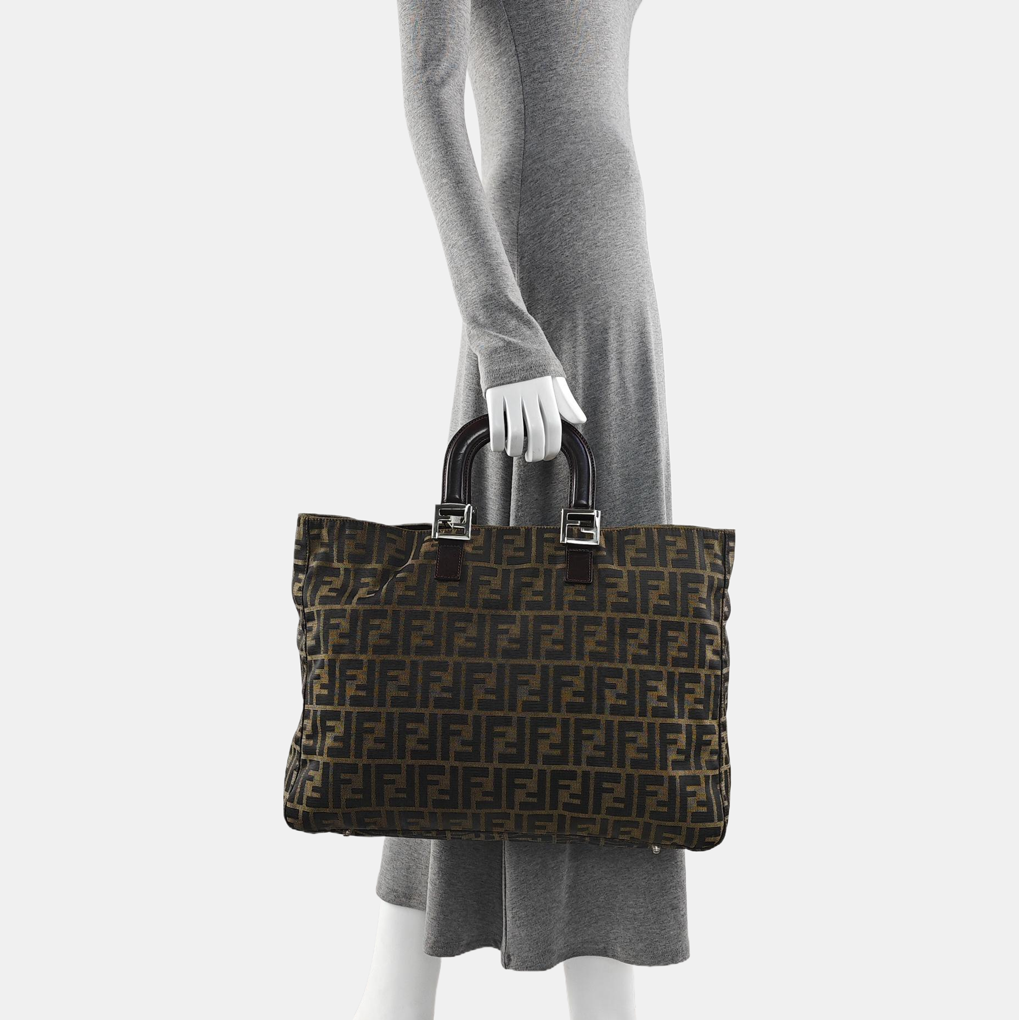 FF Tote Canvas Brown