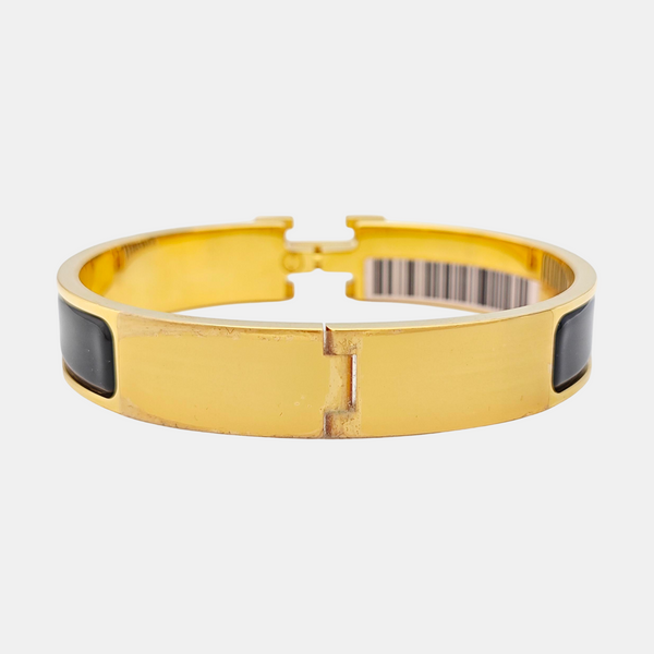 Clic H Metal Gold Bangle
